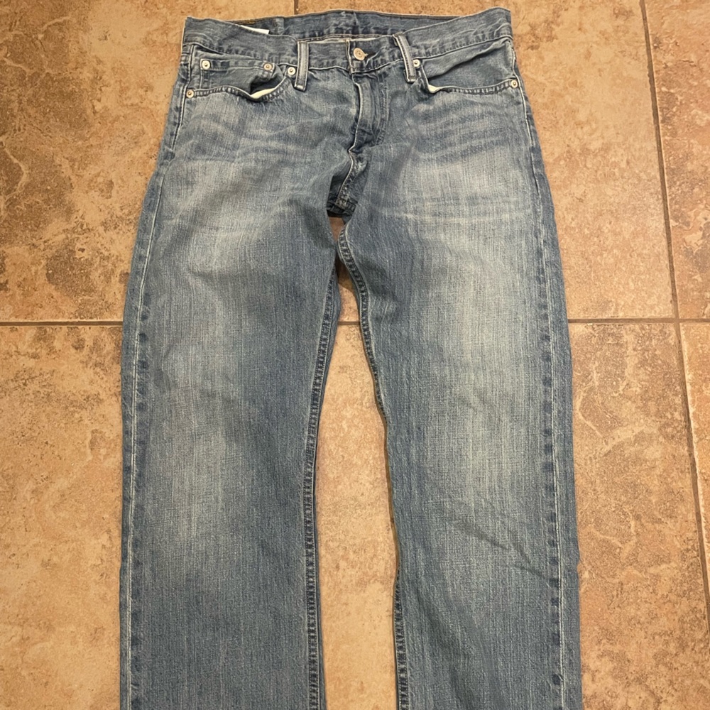Levi's Men's Straight Jeans in Light Blue